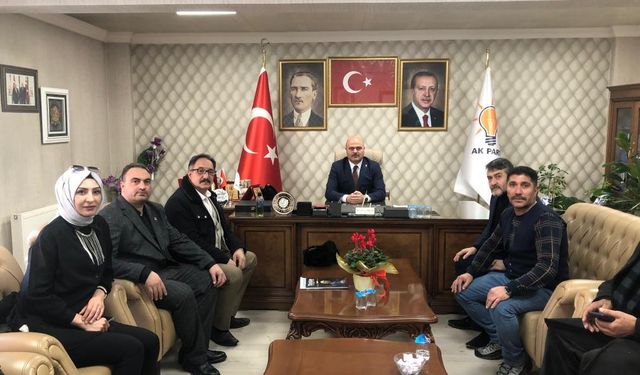 Büyük Birlik Partisi Kars il teşkilatından Ak Parti'ye ziyaret