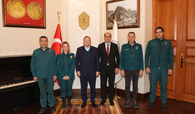 Kars Gümrük Müdürü Mustafa Oğul'dan Vali Ziya Polat'a ziyaret