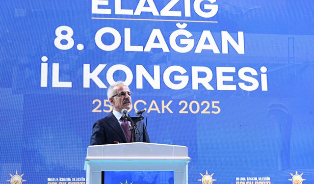 Bakan Uraloğlu açıkladı: Elazığ hızlı tren ile tanışacak