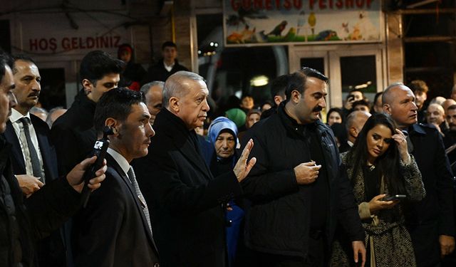 Erdoğan, baba ocağı Rize Güneysu'da hasret giderdi