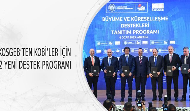 KOSGEB’den KOBİ'lere 2 yeni destek programı