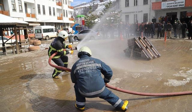 Ordu'da gönüllü itfaiye istasyonları sayısı artıyor