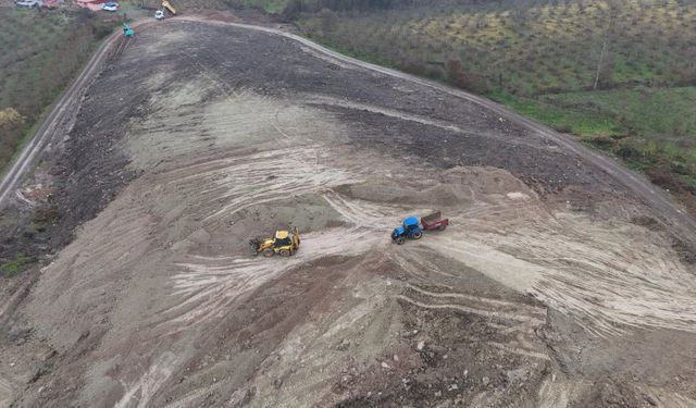 Ünye’de yeni şehir mezarlığı çalışmaları başladı