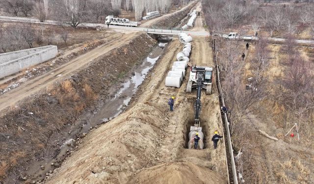 Isparta'da 7600 metrelik yeni hat döşeniyor