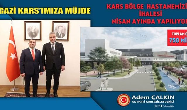 Kars Bölge Hastanesi'nin ihalesi yeniden yapılacak