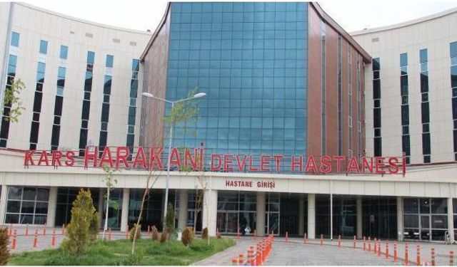 Kars Harakani Devlet Hastanesi'nde 4 birim geçici süreyle kapatıldı