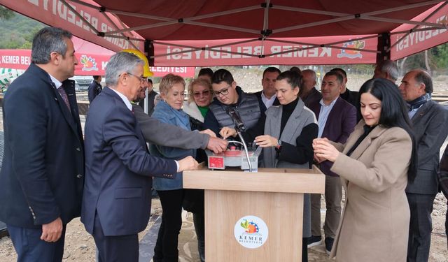 Tekirova Kapalı Pazar Yeri’nin temeli atıldı