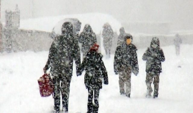 Yozgat’ta kar tatili: Okullar öğleden sonra kapalı