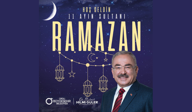 Başkan Güler’den Ramazan ayı mesajı