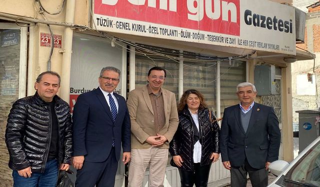 Burdur Kent Konseyi'nden BİK Genel Kurul Üyesi Tuncel’e ziyaret