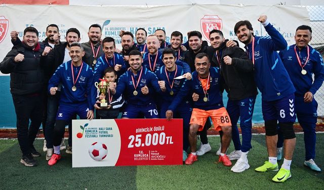 Antalya Kumluca halı saha futbol turnuvası şampiyonu belli oldu!