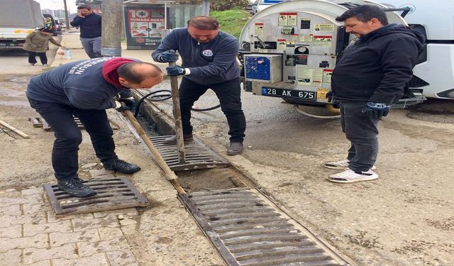 Giresun Belediyesi sel ve su baskını önlemleri alıyor