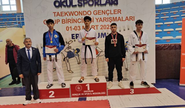 Elazığlı sporcular Taekwondo dalında dokuz madalya kazandı