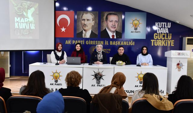 AK Parti Giresun Kadın Kolları'ndan "Güçlü Türkiye" vurgusu