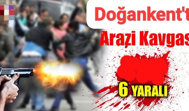 Doğankent'te arazi anlaşmazlığı kavgaya dönüştü: 6 yaralı