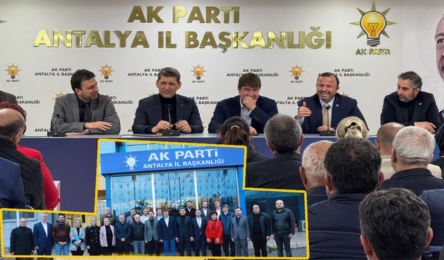 AK Parti Antalya il teşkilatı tam kadro toplandı