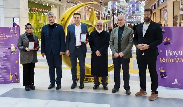 STK’lardan Isparta Meydan AVM’ye teşekkür