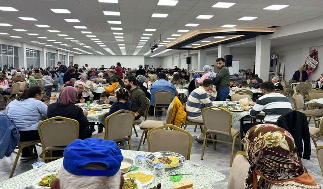 Sütçüler iftarına yaklaşık 2 bin kişi katıldı