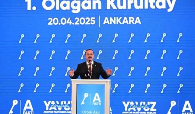 Anahtar Parti 1. Olağan Kurultayını yaptı: "Anahtar Parti iktidarın rahatını bozacak"