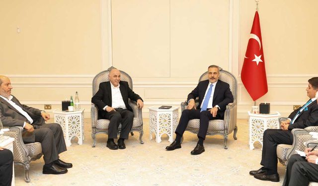 Bakan Fidan, Hamas yetkilileriyle Gazze için görüştü
