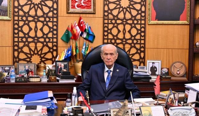 MHP: Sayın Devlet Bahçeli, Genel Merkezimizde mesaisine başlamıştır