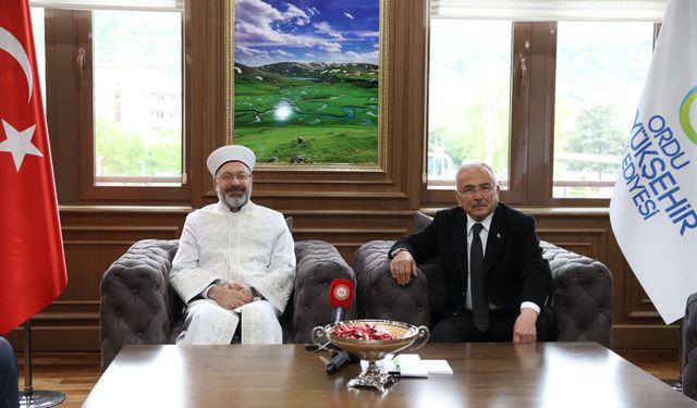 Diyanet İşleri Başkanı Ali Erbaş Ordu Büyükşehir’de