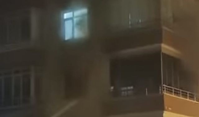 Beypazarı'nda apartman yangını