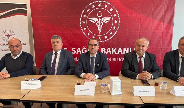 Rize İl Sağlık Müdürlüğü mevcut durumu ve yeni projeleri paylaştı