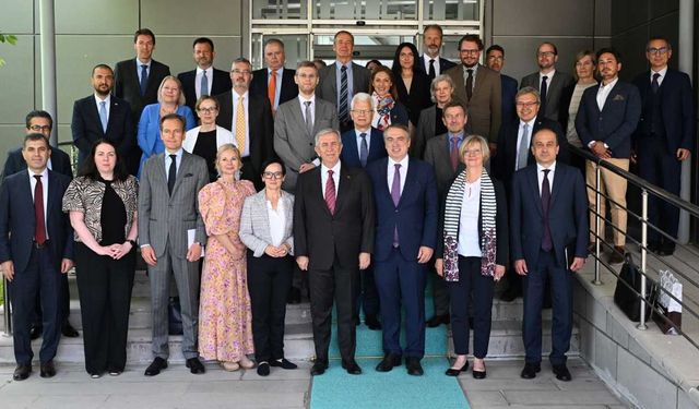 Mansur Yavaş’tan AB Büyükelçileriyle önemli buluşma