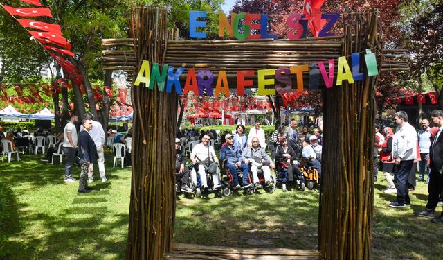 1. Engelsiz Ankara Festivali'nde bireyler yeteneklerini sergiledi