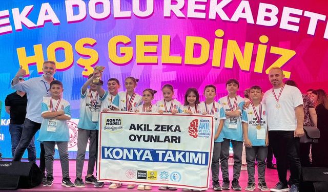 Konyalı öğrencilerden 'Akıl ve Zeka' dolu başarı