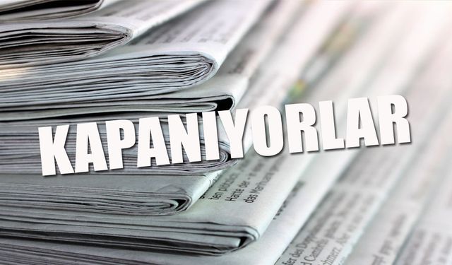 Antalya'da 5 gazete ekonomik sıkıntıdan kapanıyor