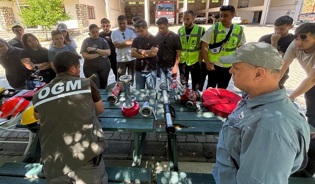 Geleceğin ormancıları sahada: Aşağıgökdere’de uygulamalı yangın eğitimi