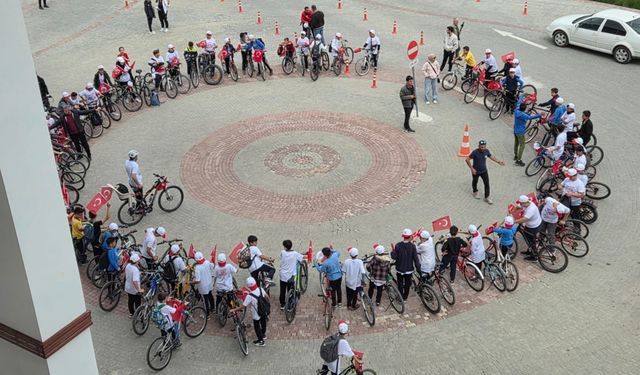 Beypazarı Gençlik ve Spor İlçe Müdürlüğü bisiklet sürüşü düzenledi