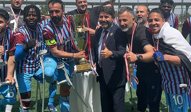 Trabzon Büyükşehir Ampute, Türkiye üçüncüsü oldu