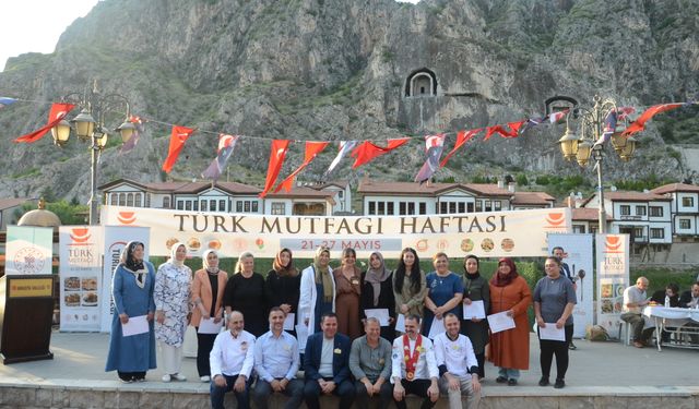Amasya'da Türk Mutfağı Haftası'nda lezzet şöleni