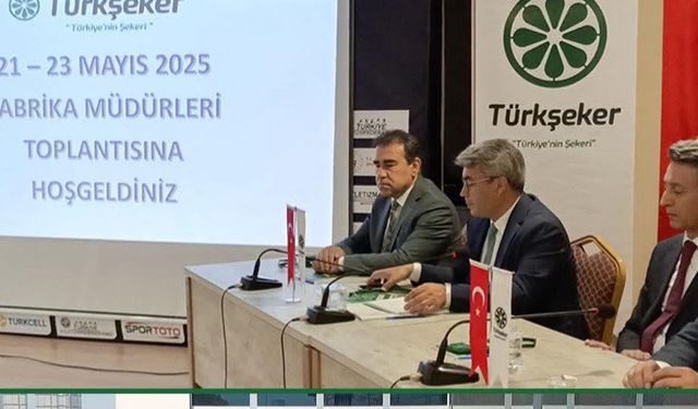 TÜRKŞEKER fabrika müdürleri İzmir'de buluştu