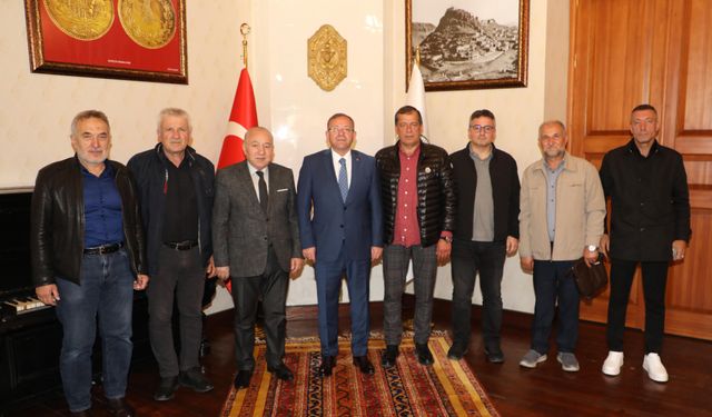 Kars Valisi Ziya Polat, Kocaeli Büyükşehir Belediyesi heyetini kabul etti