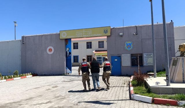 Kars'ta çeşitli suçlardan aranan şahıs tutuklandı