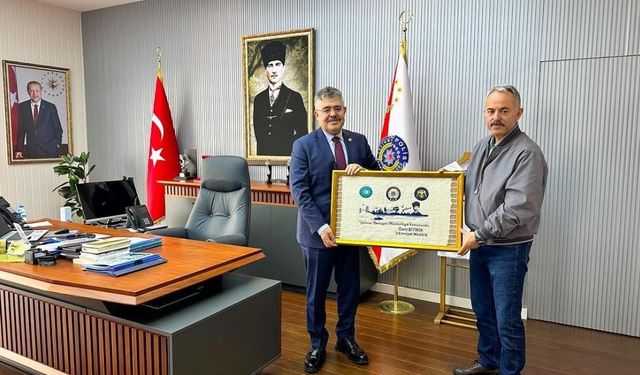 Kocaeli Milletvekili Veysel Tipioğlu'ndan Yalova Emniyet Müdürü Ümit Bitirik'e ziyaret