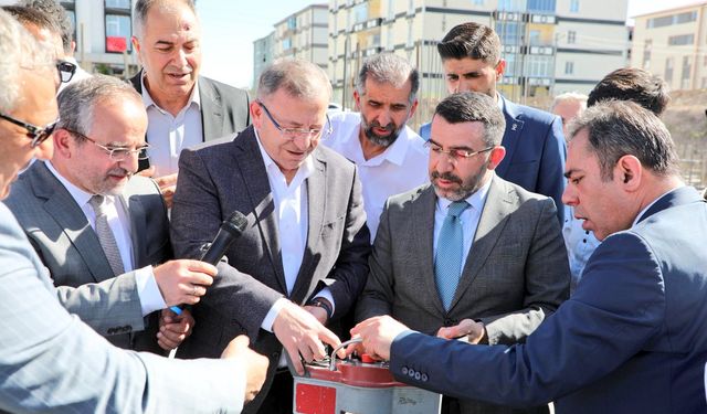 Kars'ta Yenişehir Mahallesi Camii’nin temeli dualarla atıldı