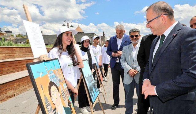 Kars Selahaddin Eyyubi Anadolu İmam Hatip Lisesinden anlamlı sergi