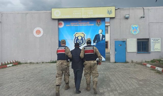 Kars’ta aranan şahıs jandarma tarafından yakalandı
