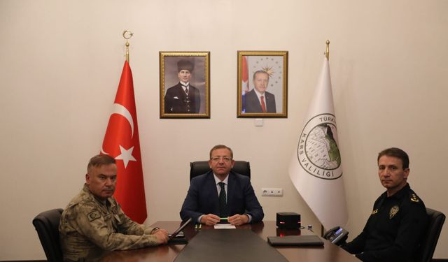 Vali Ziya Polat, Ali Yerlikaya'nın liderliğindeki toplantıya katıldı