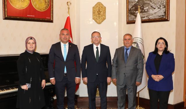 Kars SGK heyetinden Vali Ziya Polat'a ziyaret