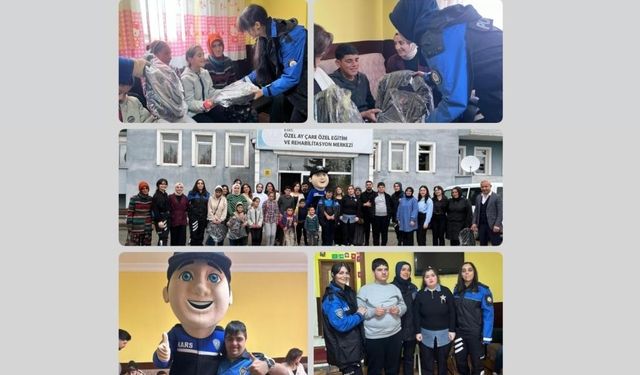 Kars Emniyet Müdürlüğünden Engelliler Haftası’na anlamlı ziyaret