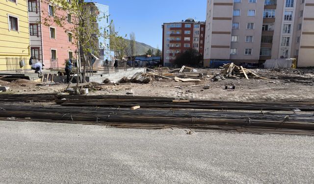 Kars'ta inşaat çalışmaları hız kazandı