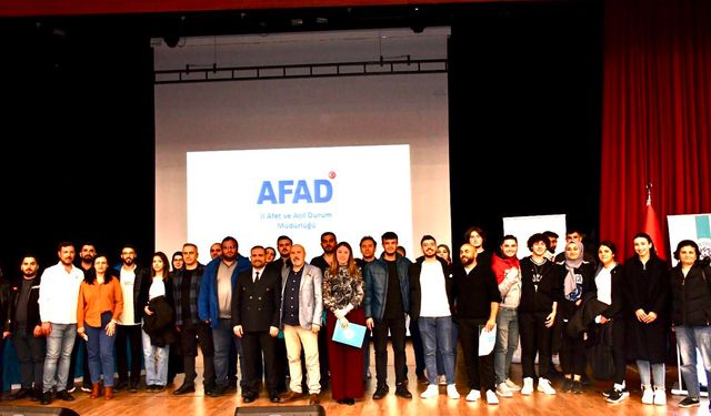 KAÜ'de "AFAD’ı Tanıyorum, Afetlere Hazırlanıyorum Programı" gerçekleştirildi
