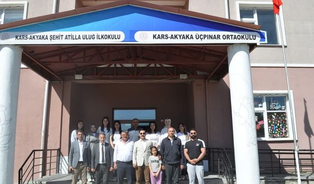 Akyaka Kaymakamı İsmail Demirtaş’tan Üçpınar Köyü'ne anlamlı ziyaret