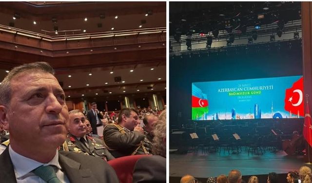 Dr. Erdoğan Yıldırım, Azerbaycan'ın Bağımsızlık Günü Programı'na katıldı